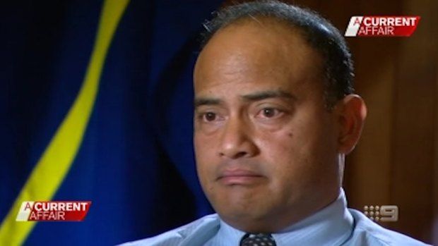 Nauru Justice Minister David Adeang.