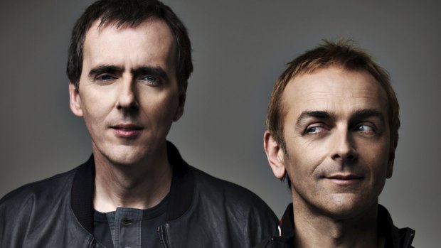 Underworld, Rick Smith (left) and Karl Hyde.