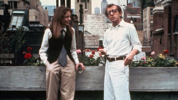 With Woody Allen in Annie Hall.