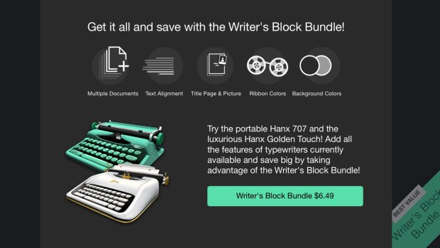 Though free to download, some of the features in Hanx Writer do require a purchase.