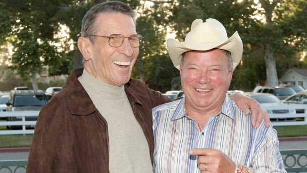 ''Captain Jerk'': William Shatner (right) will not be attending Leonard Nimoy's funeral.