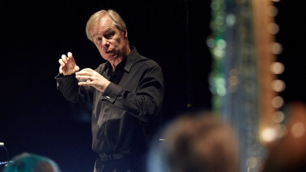 David Roberston conducts Sydney Symphony Orchestra at Carriageworks for Crossing the Threshold.