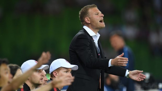 New approach: Josep Gombau is attempting to implement a new playing style at Western Sydney.