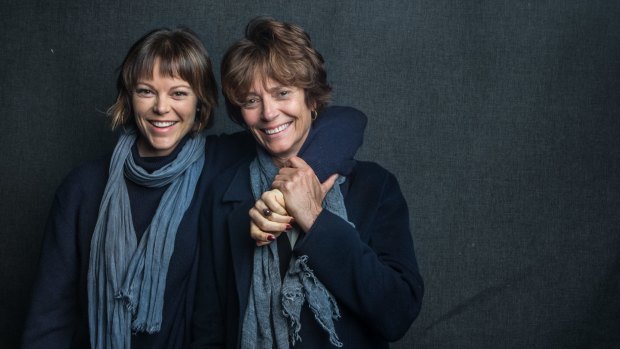 Matilda Brown, left, and Rachel Ward, the mother and daughter female leads in The Death and Life of Otto Bloom.