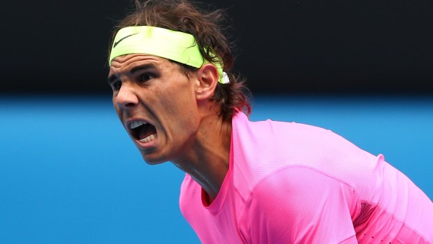 And he's out: Rafael Nadal was bundled out of the Australian Open. 