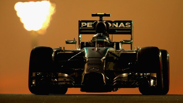 Nico Rosberg has kept the pressure on teammate Lewis Hamilton.