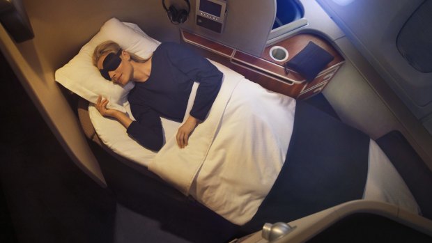 Qantas' first-class pyjamas are designed by Martin Grant.