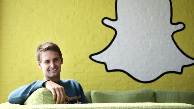 No nudity, please: Snapchat CEO Evan Spiegel.