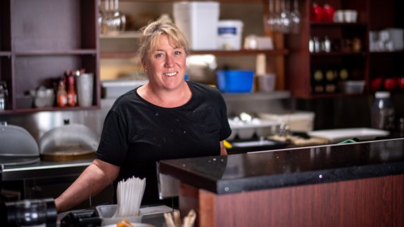 Leah Beamish, owner Bayleaf cafe in Apollo Bay, is excited to be reopening. 