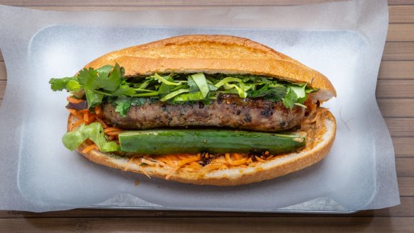 Anchovy's sausage banh mi now has a regular home at Ca Com in Richmond.