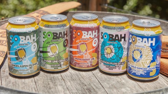The Sobah rainbow of non-alcoholic beer launched in 2017.