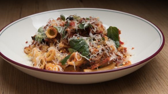 ...Or beef shin ragu with rigatoni.