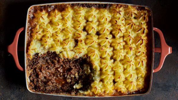 Vegan-friendly shepherd's pie.