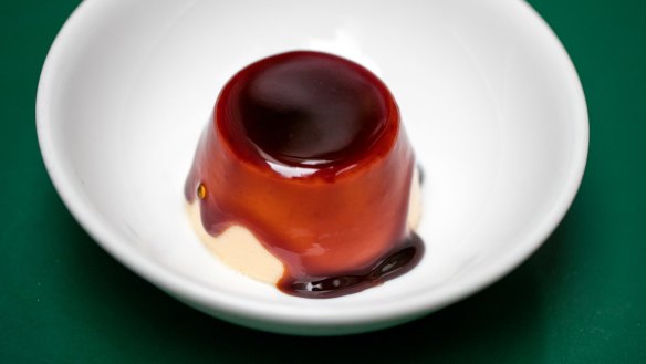 Say it with flan, specifically the vermouth-drizzled flan at 10 William Street.