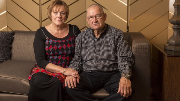 John and Kaylene Mann, who lost a total of four relatives on Malaysia Airlines flights MH17 and MH370.  