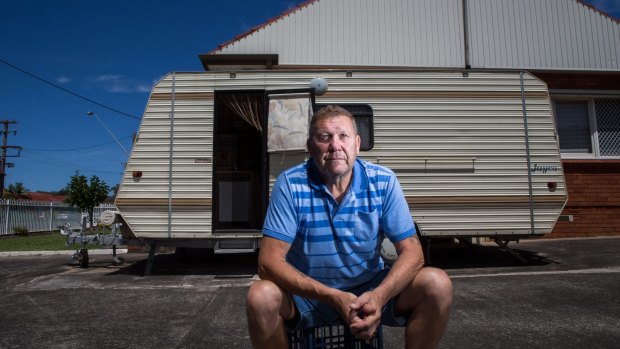 Following the riot, the former police officer quit the force and moved into a caravan in his parents' driveway.