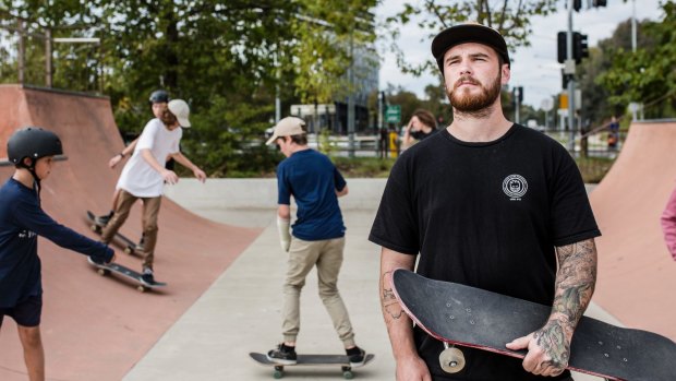 Brenden Wood says skaters are at risk of injury because the ACT government is not repairing sections of ACT skate parks. 