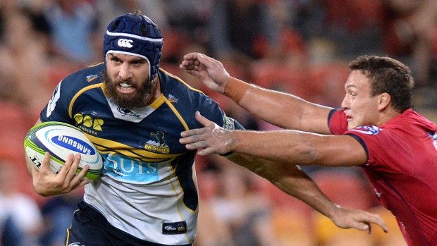 Mate against mate: The Brumbies' Scott Fardy believes modern players are highly professional in their approach. 
