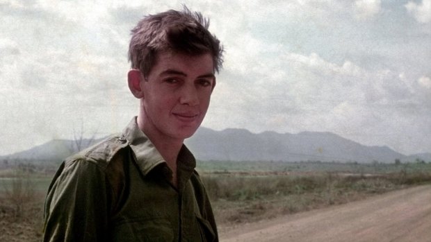 Ian Reid, aged 20, in Vietnam.