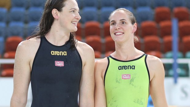 Eyeing a haul in Rio: Cate and Bronte Campbell.