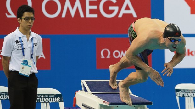 Off the blocks: Kyle Chalmers is looking to add the 200m freestyle to his repertoire.
