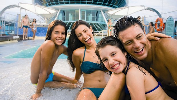 Family fun on a Royal Caribbean ship. 