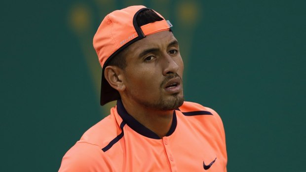 Lighter ban: Nick Kyrgios.