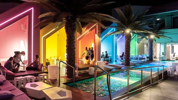 Matisse Beach Club's pool. 