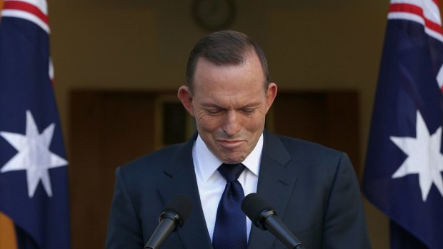 Tony Abbott delivers his final statement as prime minister.