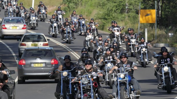 On the road: Thousands of bikies are expected to descend on Canberra to protest what they call draconian laws.