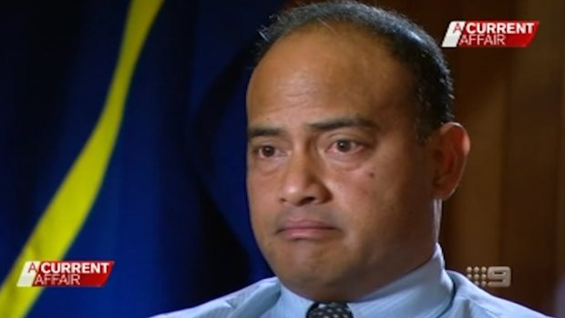 Nauru Justice Minister David Adeang.