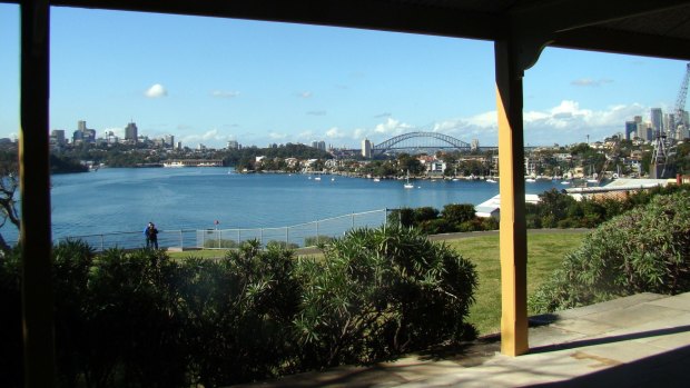 A view of Sydney from the old Superintendent's House.