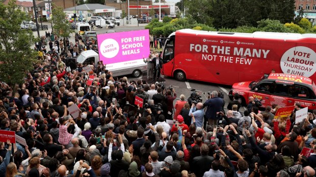 Jeremy Corbyn's rallies drew thousands of supporters as he took his message straight to the people.