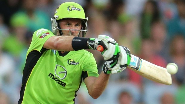 Australian great Mike Hussey will be one of the star attractions for the Sydney Thunder.