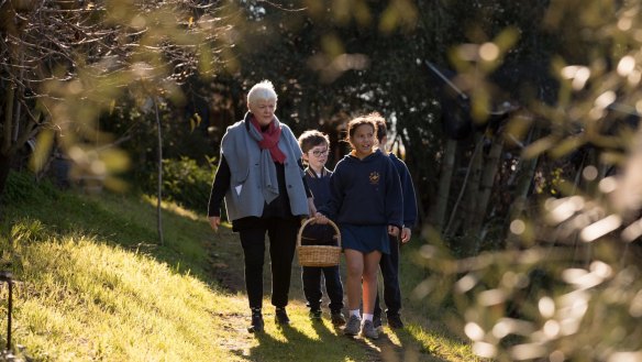 Alexander says the lessons the kids learn from making their own olive oil are invaluable. 