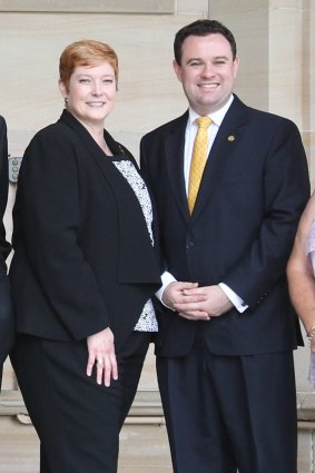 Senator Payne with her partner Stuart Ayres, the NSW Minister for Trade, Tourism and Major Events.
