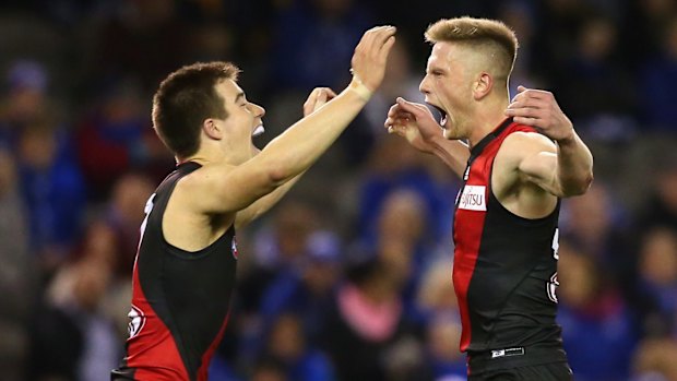 Zach Merrett (left) was a highlight for the Dons.