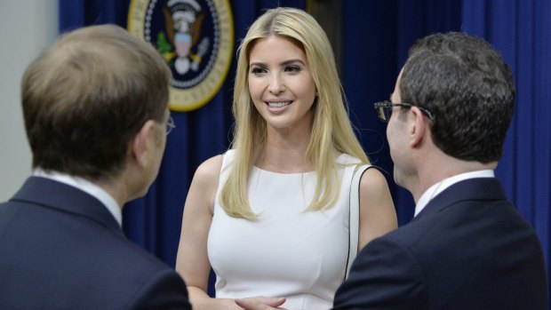 Ivanka Trump at a meeting on the America business climate in the White House last month.
