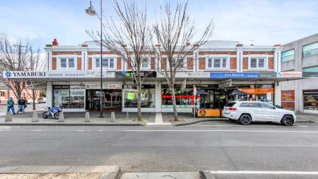Seven retail titles at a 738sq m site at 20-26 Ferguson Street in Williamstown sold for $7 million.
