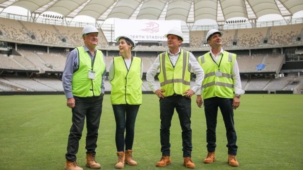 Premier Mark McGowan's message on Twitter: "You - the people of WA - will get to be the first to experience the new Perth Stadium first with a Community Open Day on 21 January 2018."