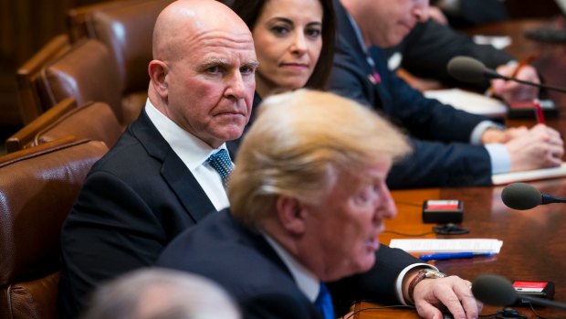 US national security adviser H.R. McMaster has come under fire from President Donald Trump over his response to the Russia probe.