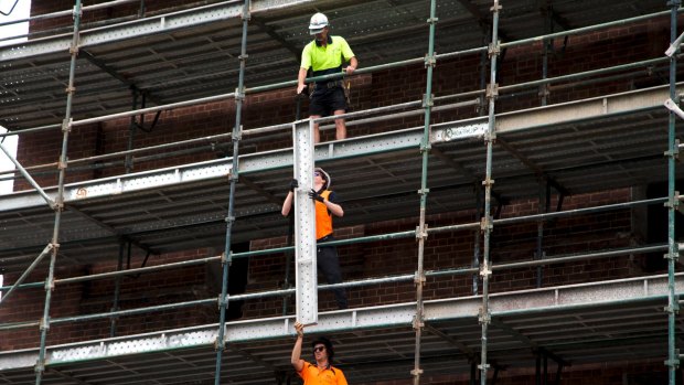 The strong growth in construction employment can be attributed mainly to a boom in infrastructure spending by the Victorian and NSW governments.