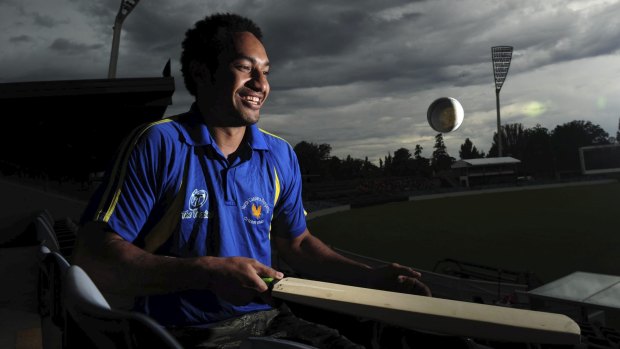 PNG international cricketer Jason Kila is spending his summer in Canberra playing with North Canberra Gungahlin.
