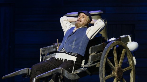 A memorable echo of a classic role: Anthony Warlow as Tevye the Milkman in Fiddler on the Roof.