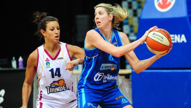 Carly Wilson is popular with Canberra Capitals fans.