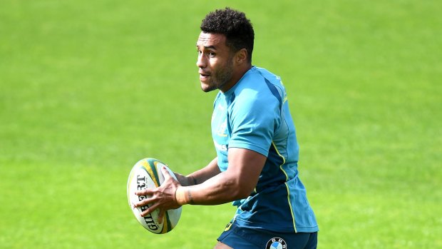 Hungry: Will Genia at Wallabies training in Brisbane on Tuesday. He says time off with injury has extended his playing years.