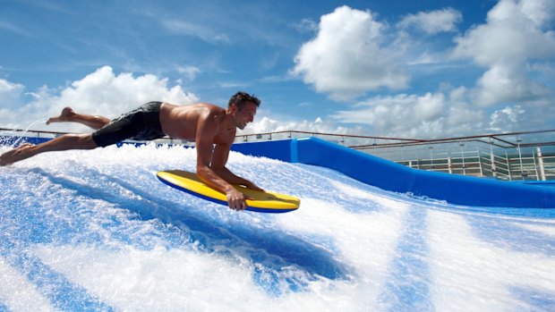 Oasis of the Seas FlowRider.
