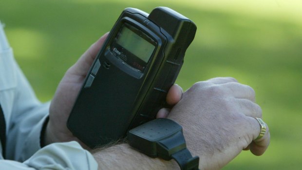GPS tracking systems can now be ordered for those charged for domestic violence in NSW. The pictured system, from 2005, was used for sexual offenders.