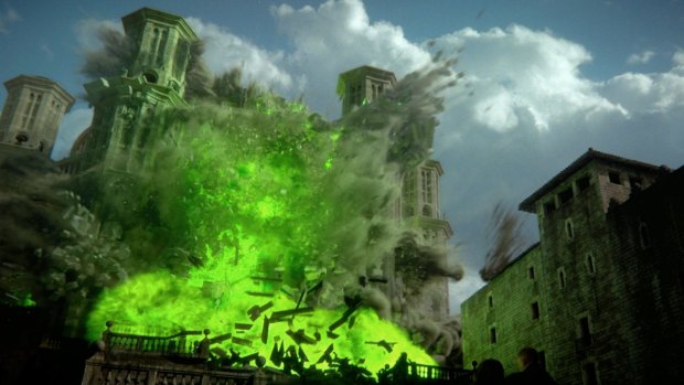 The wildfire which claims so many lives and the Sept of Westeros.