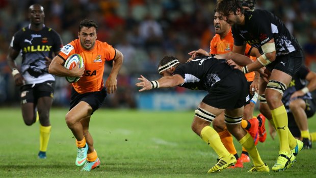 Strong start: Martin Landajo scored two tries as the Jaguares became the first Super Rugby expansion team to win its opening match after defeating the Cheetahs in Bloemfontein.
